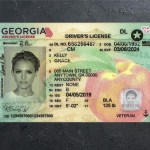 Georgia Driver license PSD Template