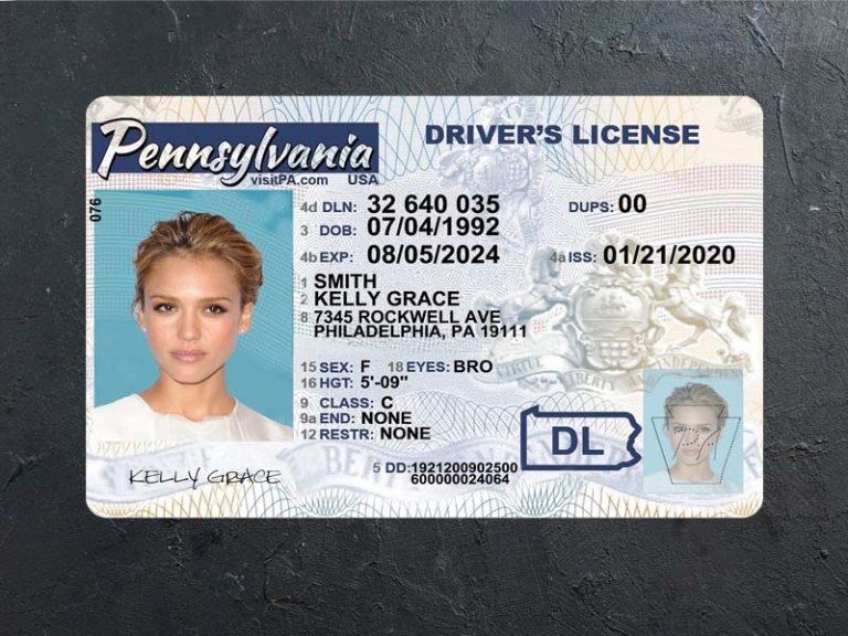 Pennsylvania dl front