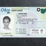 Ohio Driver license PSD Template