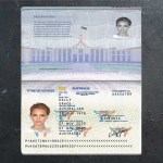 Australia Passport PSD Template