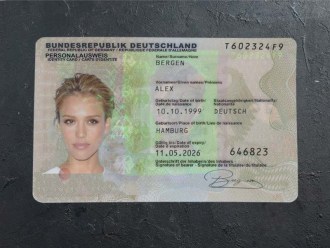 germany id card psd front