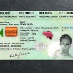 Belgium ID Card PSD Template Download