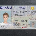 Kansas Driver license PSD Template
