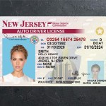 New Jersey Driver license PSD Template