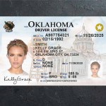 Oklahoma Driver license PSD Template