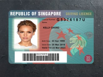 Singapore DL PSD Front