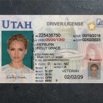 Utah Driver license PSD Template